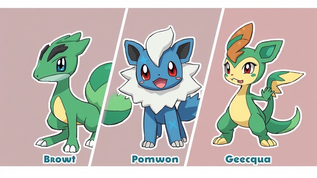 宝可梦第十世代初始宝可梦震撼公布！三大新伙伴亮相